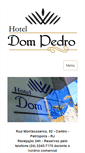 Mobile Screenshot of hoteldompedropetropolis.com.br